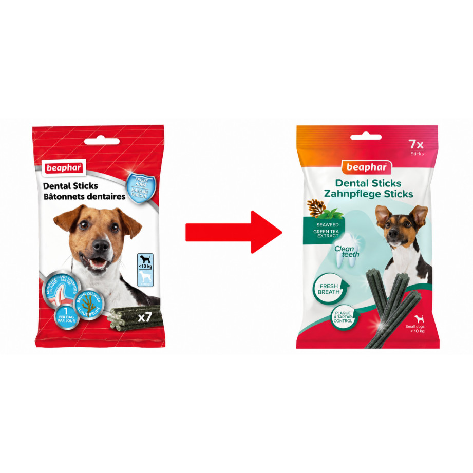 Beaphar Dental Sticks für kleine Hunde