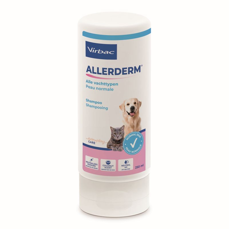 Allerderm shampoo alle vachttypen voor hond en kat