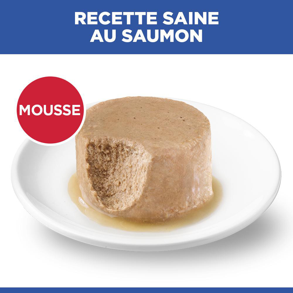 Hill's Adult au saumon pâtée pour chat (mousse, boîte)