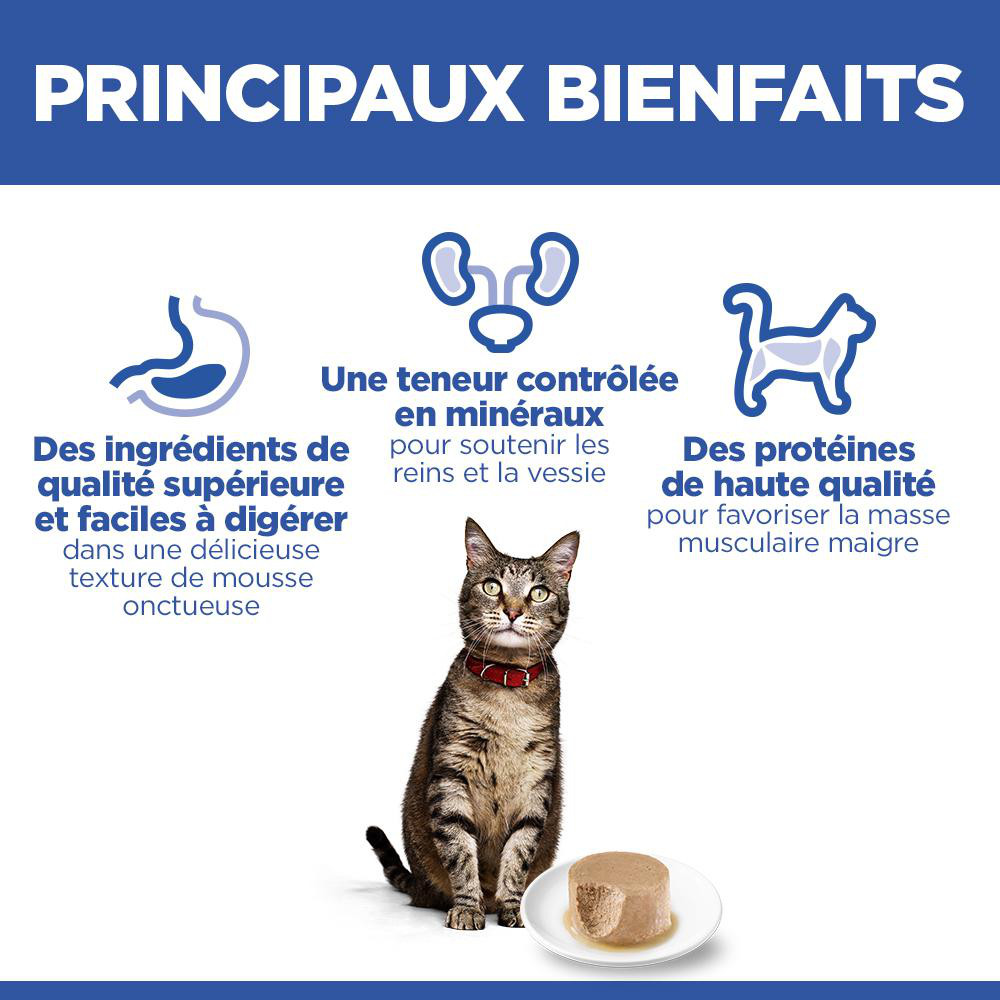 Hill's Adult au poulet pâtée pour chat (mousse, boîte)