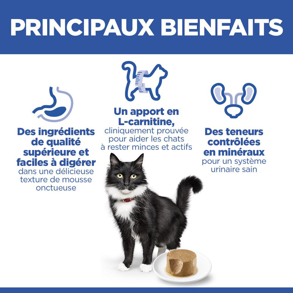 Hill's Mature Adult Sterilised Cat au poulet pâtée pour chat (mousse, boîte)