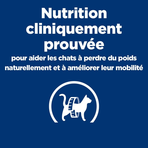Hill's Prescription Diet J/D Weight Metabolic + Mobility sachet repas au poulet pour chat 