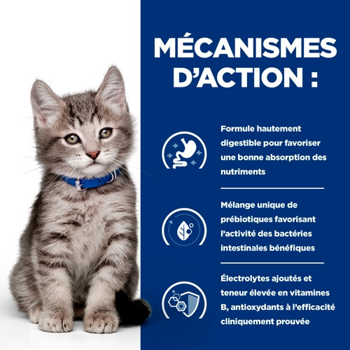 Hill's Prescription Diet Kitten I/D Digestive Care au poulet pour chaton