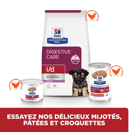 Hill's Prescription Diet Puppy I/D Digestive Care au poulet pour chiot