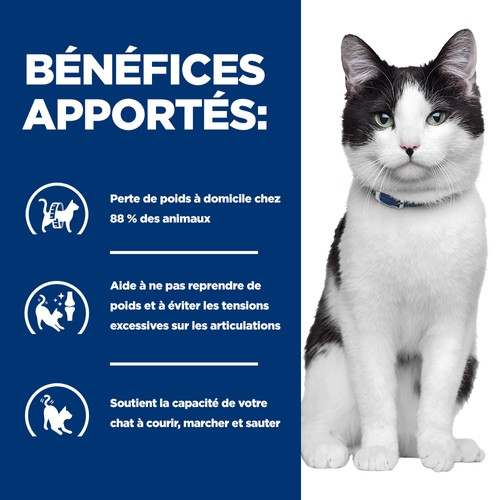 Hill's Prescription Diet J/D Weight Metabolic + Mobility au poulet pour chat