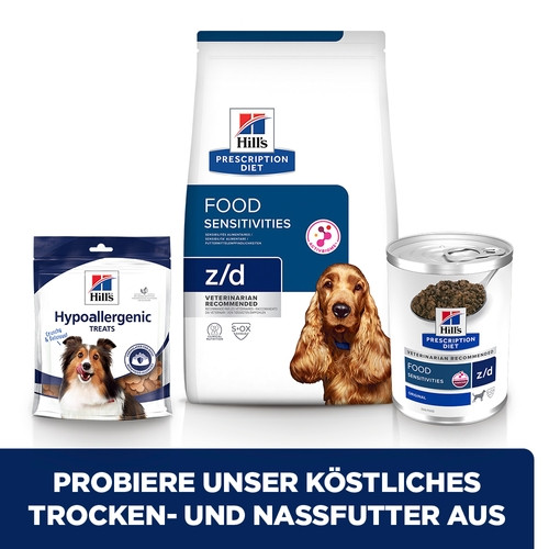 Hill's Prescription Diet Z/D Food Sensitivities Nassfutter für Hunde (Dose)