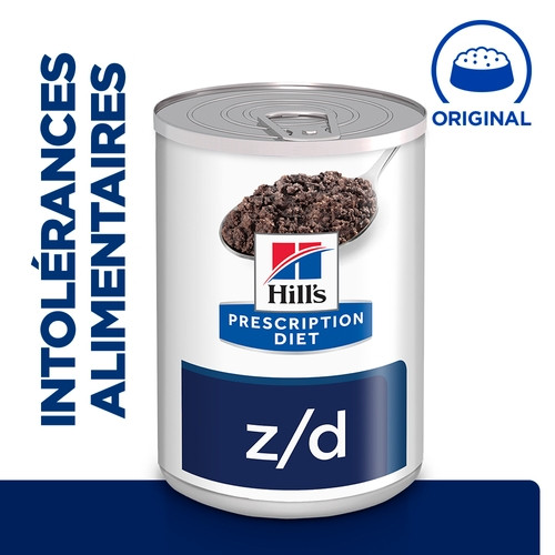 Hill's Prescription Diet Z/D Food Sensitivities pâtée pour chien (boîte)